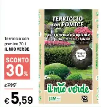 Iper La Grande Il Mio Verde Terriccio con pomice 70 L offerta