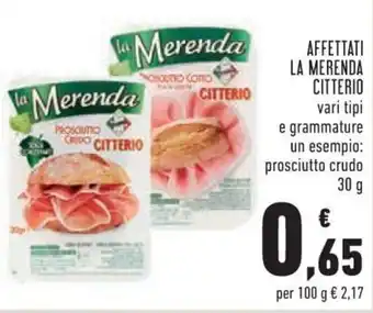 La Merenda Citterio Affettati 30g