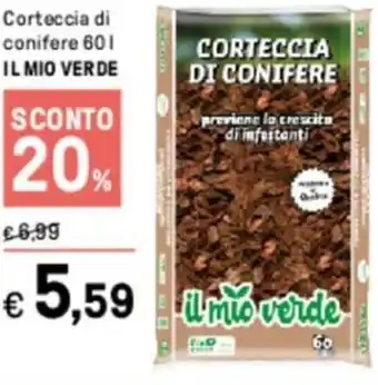 Iper La Grande Corteccia di conifere Il Mio Verde 60 l offerta