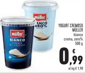 Conad Superstore Müller Bianco Crema Yogurt Cremoso 500g offerta
