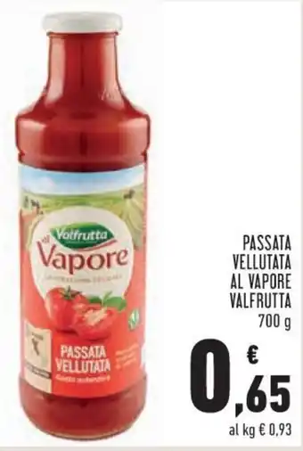 Conad Superstore Valfrutta Passata Vellutata al Vapore 700g offerta