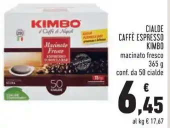 Conad Superstore Kimbo Caffè Espresso 365g offerta