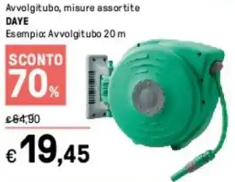 Daye Avvolgitubo, misure assortite 20 m