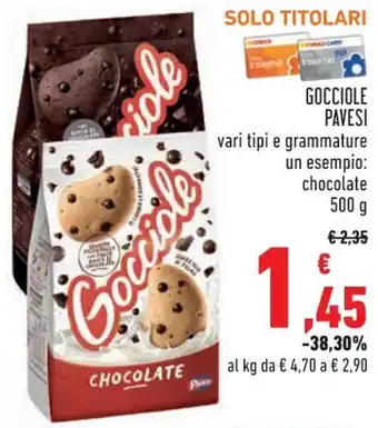 Gocciole Pavesi 500g