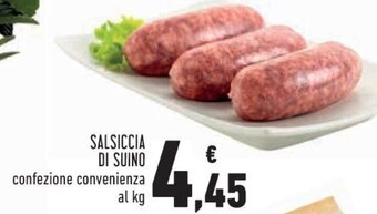 Conad Superstore Salsiccia Di Suino offerta