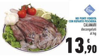 Conad Calamari decongelati offerta
