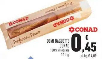 Conad Conad Demi Baguette 110g offerta