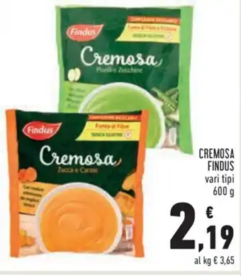 Conad Findus Cremosa vari tipi 600g offerta