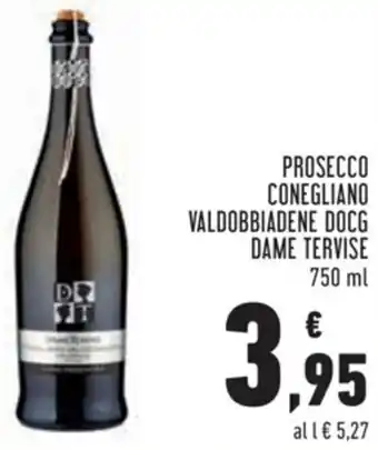 Conad Prosecco Conegliano Valdobbiadene DOCG Dame Tervise 750ml offerta
