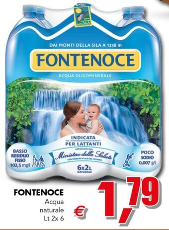 Fontenoce Acqua naturale Lt. 2x6