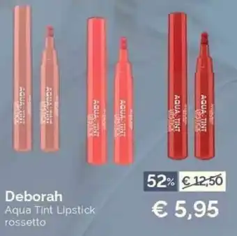 Prodet Deborah Aqua Tint Lipstick rossetto offerta