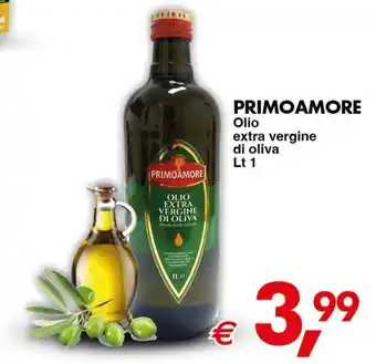 Mercati Alimentari Primoamore Olio extra vergina di oliva Lt 1 offerta