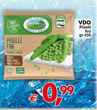 Mercati Alimentari VDO Piselli fini gr 450 offerta