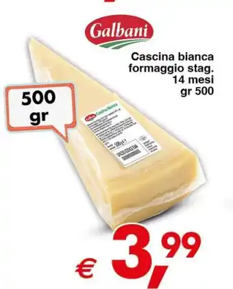 Galbani Cascina bianca formaggio stag. 14 mesi gr 500