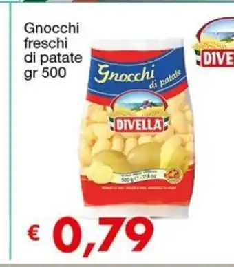 Mercati Alimentari Gnocchi freschi di patate 500gr offerta