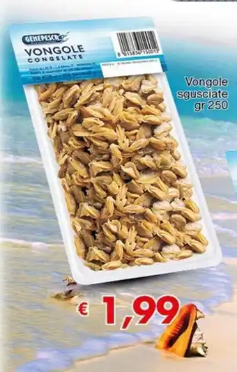 Vongole sgusciate 250gr