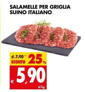 Tigros Salamelle Per Griglia Suino Italiano offerta