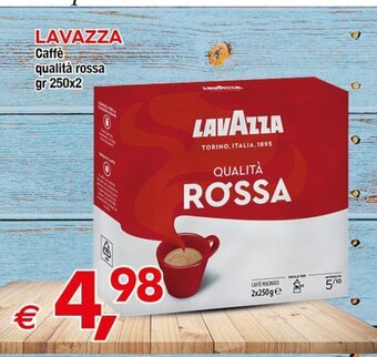 Lavazza Caffè qualità rossa gr 250x2