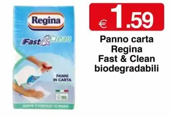 Sì con te Superstore Regina Fast & Clean Panno carta biodegradabili offerta