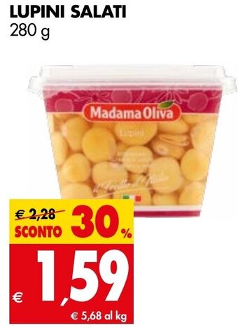 Tigros Lupini Salati 280g offerta