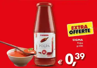 Mercati Alimentari Sigma Polpa gr 690 offerta