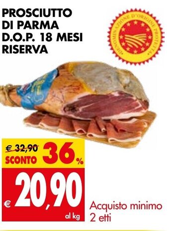 Tigros Prosciutto Di Parma D.O.P 18 Mesi Riserva offerta