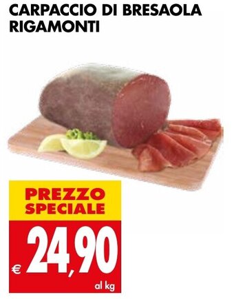 Tigros Carpaccio Di Bresaola Rigamonti offerta