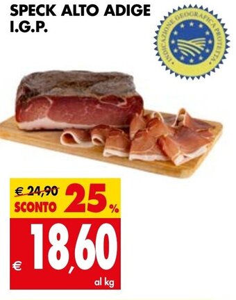 Tigros Speck Alto Adige I.G.P offerta
