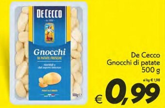 Iper Super Conveniente De Cecco Gnocchi Di Patate 500 g offerta