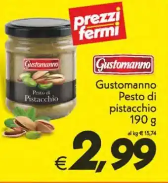 Iper Super Conveniente Gustomanno Pesto di pistacchio 190g offerta