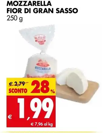 Tigros Mozzarella Fior Di Gran Sasso 250g offerta