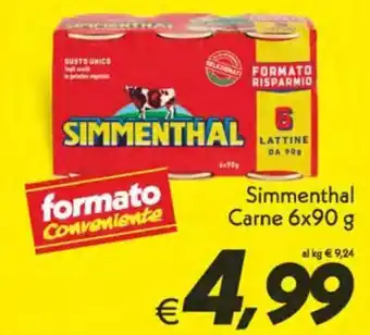 Iper Super Conveniente Simmenthal Carne 6x90g offerta