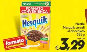 Iper Super Conveniente Nestlé Nesquik cereali al cioccolato 625g offerta