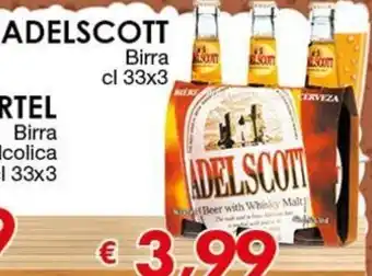 Adelscott Birra cl 33 x 3