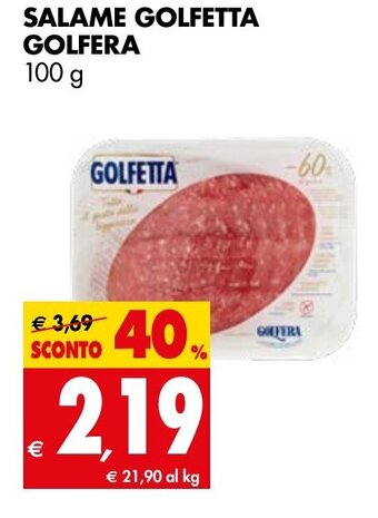 Salame Golfetta Golfera 100g