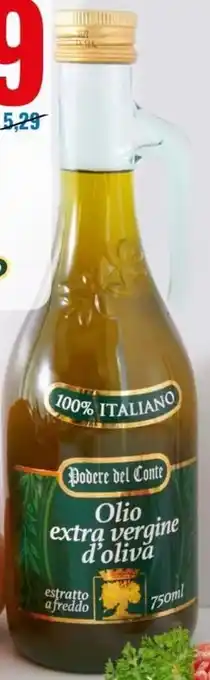 Eurospin Olio Extra Vergine D'Oliva 100% Italiano 750 ml offerta