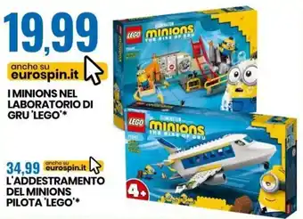 Eurospin I Minions Nel Laboratorio Di Gru 'Lego' offerta