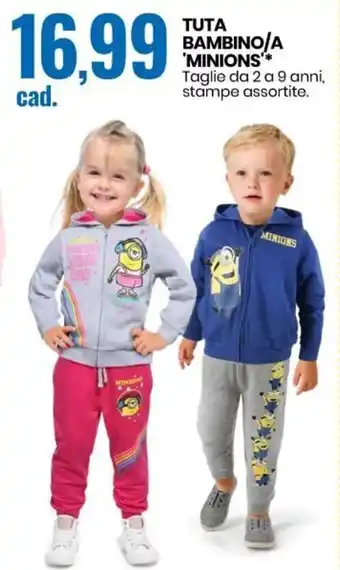 Eurospin Tuta Bambino/A 'Minion' offerta