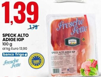 Eurospin Speck Alto Adige IGP 100 g offerta