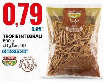 Eurospin Trofie Integrali 500 g offerta