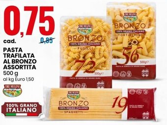 Eurospin Pasta Trafilata Al Bronzo Assortita 500 g offerta