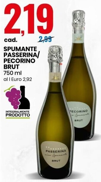 Spumante Passerina/Pecorino Brut 750 ml