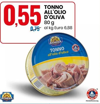 Eurospin Tonno All'Olio D'Oliva 80 g offerta