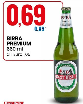 Eurospin Birra Premium 660 ml offerta