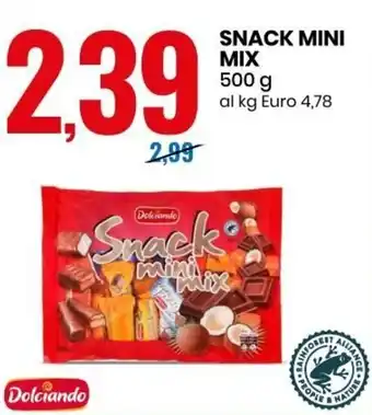 Eurospin Snack Mini Mix 500 g offerta