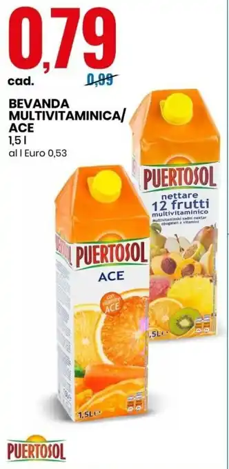 Eurospin Bevanda Multivitaminica/Ace 1.5 L offerta