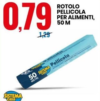 Eurospin Rotolo Pellicola Per Alimenti, 50 m offerta