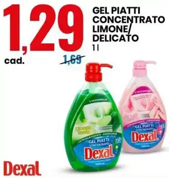 Eurospin Gel Piatti Concentrato Limone/Delicato 1 l offerta