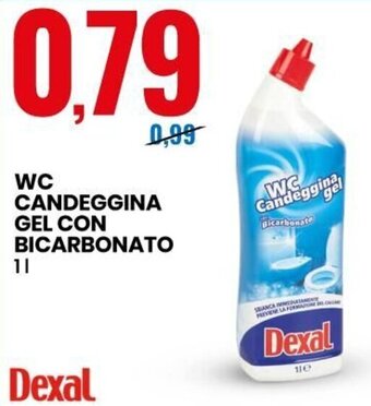 Eurospin WC Candeggina Gel Con Bicarbonato 1 l offerta