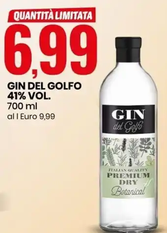 Eurospin Gin Del Golfo 41% Vol. 700 ml offerta